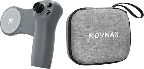 MOVMAX Remote Controller for DJI Osmo Pocket 4/3/2 with Storage Case, Wireless Remote Control with Hall Effect Joystick, Ergonomic Handle Magnetic Attach, DJI Osmo Pocket Accessories in Kuwait