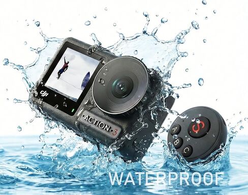4-in-1 Wearable Ring Camera Remote, Rechargeable Waterproof Gloves-Friendly Clicker, One-Touch Shutter & Video for Vlog Bike Motorcycle Ski Hike Fishing, Fits Insta360 DJI GoPro iOS Android in Kuwait