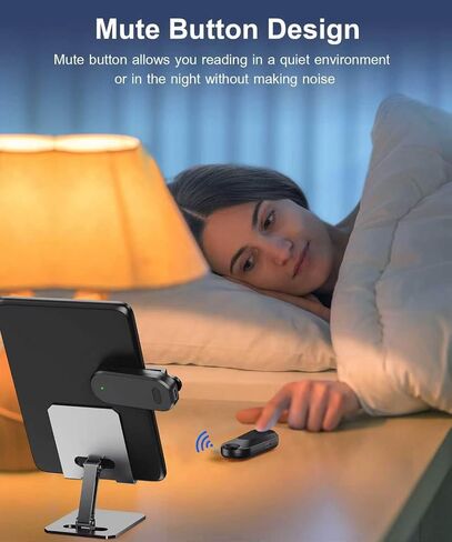 Remote Control Page Turner for Kindle Paperwhite Oasis Scribe Kobo E-Readers，Camera Remote Shutter Clicker for iPad iPhone Android Tablet，Scroller Remote for TIK Tok Video Taking in Kuwait