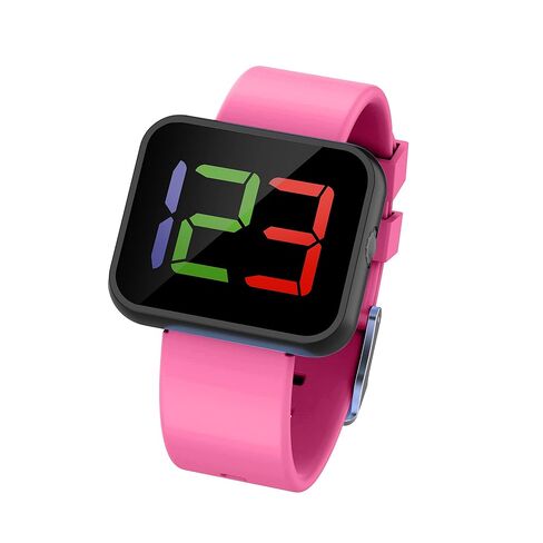 ABC123 Potty Training Watch 3 (2023 Edition) - Baby Reminder Water Resistant Timer for Toilet Training Kids & Toddler with Wireless Charging (Pink) in Kuwait