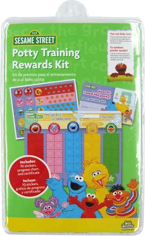Ginsey Sesame Street Potty Training Rewards Kit, Promote Good Potty Habits in Kuwait