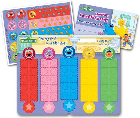 Ginsey Sesame Street Potty Training Rewards Kit, Promote Good Potty Habits in Kuwait