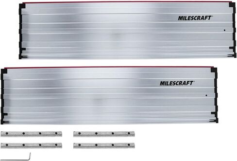 Milescraft 1408 Guide Rails – 55 Inch Rail Extensions for Milescraft 1409 Track Saw Guide. Extend Range to Over 8 Feet. All-Aluminum Construction. Includes 4 Rail Connectors in Kuwait