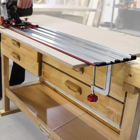 Milescraft 1408 Guide Rails – 55 Inch Rail Extensions for Milescraft 1409 Track Saw Guide. Extend Range to Over 8 Feet. All-Aluminum Construction. Includes 4 Rail Connectors in Kuwait