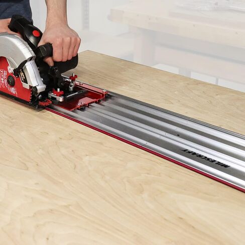 Milescraft 1408 Guide Rails – 55 Inch Rail Extensions for Milescraft 1409 Track Saw Guide. Extend Range to Over 8 Feet. All-Aluminum Construction. Includes 4 Rail Connectors in Kuwait