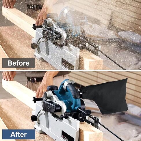 Miter Saw Dust Bag for 255, 2 Pack Dust Collector Bags with Zipper and Wired Adjustable Stand, Compatible with Ryobi, Dewalt, Craftsman, Belt Sander, Fits 1-1/2" to 2" Dust Port Miter Saws in Kuwait