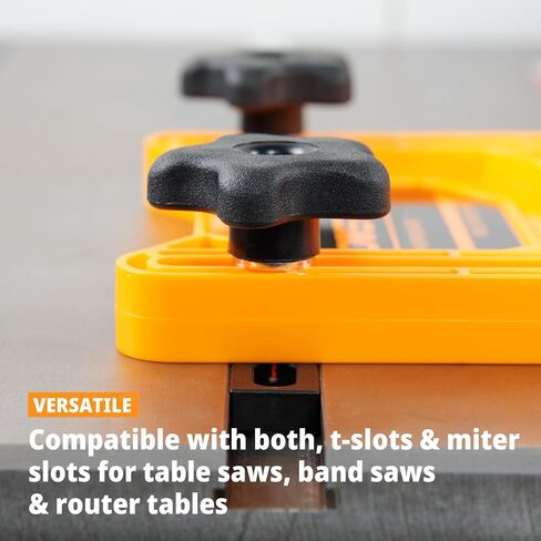 POWERTEC Universal Tandem Featherboards for Table Saw, Router Table, Router Fence & Band Saw, Wood working Tools & Accessories To Reduce Kickback & Increase Safety (Included T Track Bolts), 2Pk(71393) in Kuwait