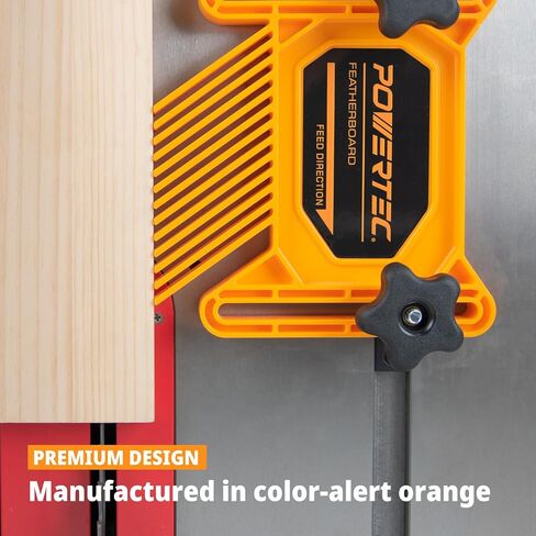 POWERTEC Universal Tandem Featherboards for Table Saw, Router Table, Router Fence & Band Saw, Wood working Tools & Accessories To Reduce Kickback & Increase Safety (Included T Track Bolts), 2Pk(71393) in Kuwait