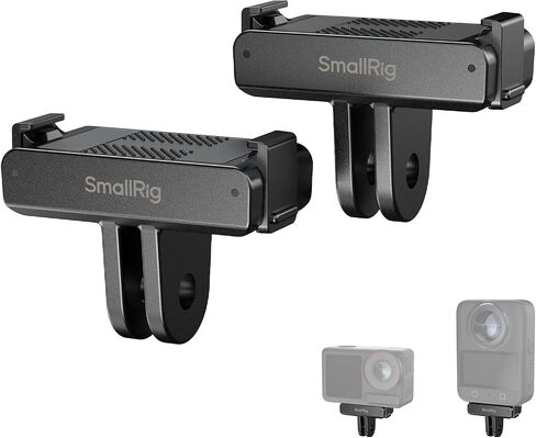 SMALLRIG Cold Shoe Adapter Mount for DJI Osmo 360 / Action 5 Pro / 4/3 | Quick release mount, 180° tilt adjustable, cold shoe adapter for DJI Osmo 360, Action 5 Pro/4/3 in Kuwait