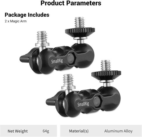 SmallRig Universal Magic Arm with Small Ballhead (2pcs) 2158 in Kuwait
