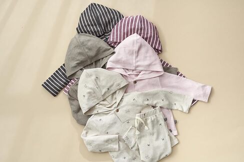 Modern Moments by Gerber Baby Hooded Hacci Top and Pant Set in Kuwait