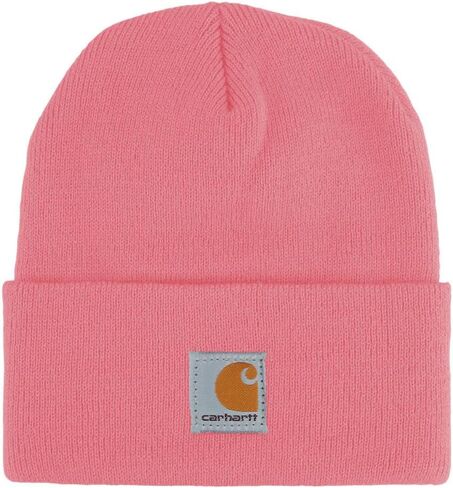 Carhartt Unisex Baby Knit Beanie Cuff Hat, Pink Lemonade,One Size in Kuwait