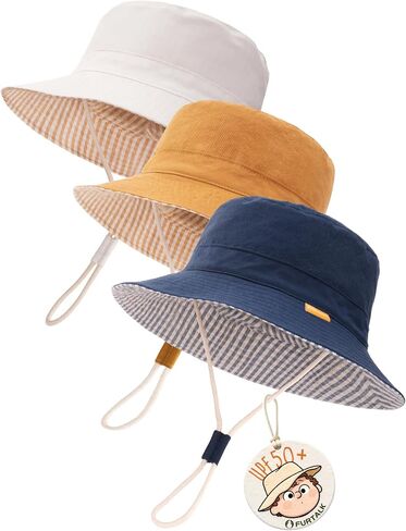 FURTALK Baby Sun Hat for Boys Girls Toddler Summer Bucket Hats Kids UPF 50+ Beach Hat in Saudi Arabia