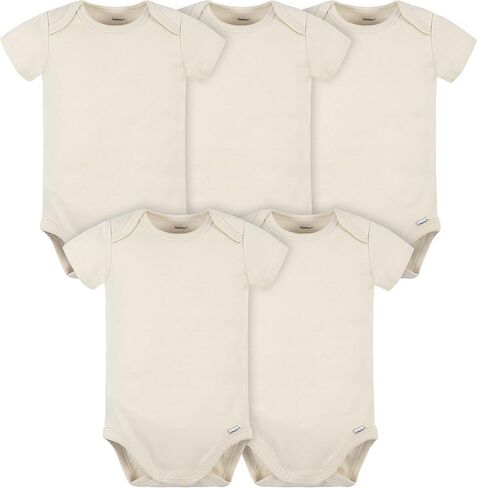 Gerber Baby Boys & Girls 5-Pack Premium Soft Cotton Bodysuits Onesies in Kuwait