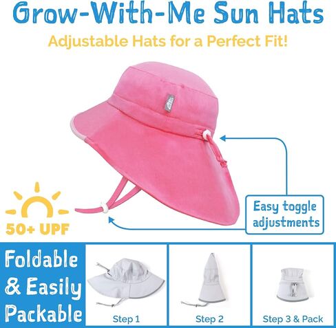 JAN & JUL Girls Adjustable Water Repellent Sun-hat in Kuwait