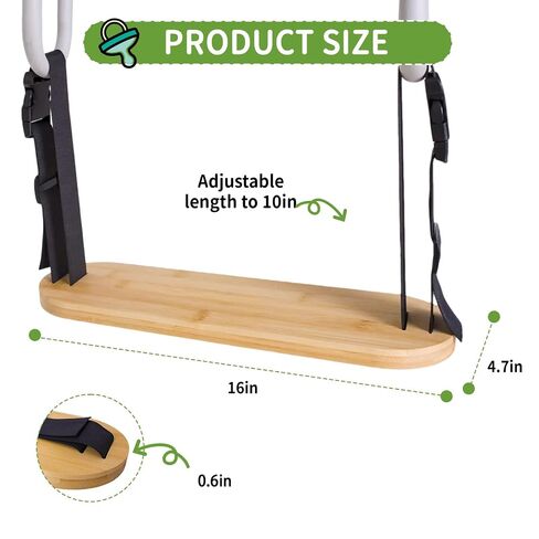 Baby Footrest Compatible with Inglesina Foot Rest：0.6inches Thick Sturdy Adjustable Bamboo Foot Rest Fit for Hook On High Chairs for Fast Table Chair High Chair that Attaches (Chairs Not Included)​​ in Kuwait