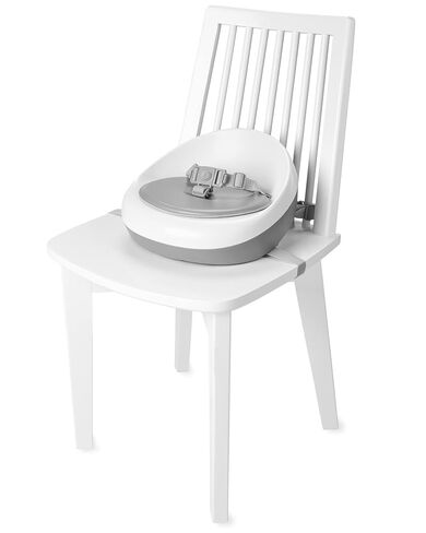 Skip Hop Booster Seat for Dining Table, Sleek Seat Booster, Grey/White in Kuwait