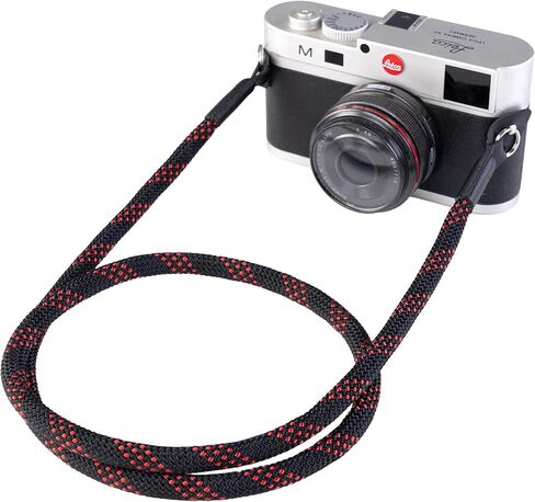 Camera Strap Vintage 100cm Nylon Climbing Rope Camera Neck Shoulder Strap for Micro Single and DSLR Camera (Pink) in Saudi Arabia