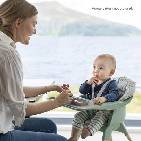 Stokke Clikk Cushion, Nordic Grey - Compatible with Stokke Clikk High Chair - Provides Support for Babies - Made with Organic Cotton - Reversible & Machine Washable - Best for Ages 6-36 Months in Kuwait