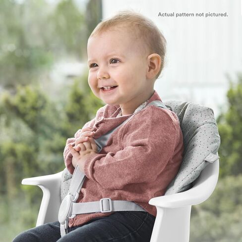 Stokke Clikk Cushion, Nordic Grey - Compatible with Stokke Clikk High Chair - Provides Support for Babies - Made with Organic Cotton - Reversible & Machine Washable - Best for Ages 6-36 Months in Kuwait