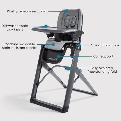 Baby Jogger® City Bistro High Chair, Graphite in Kuwait