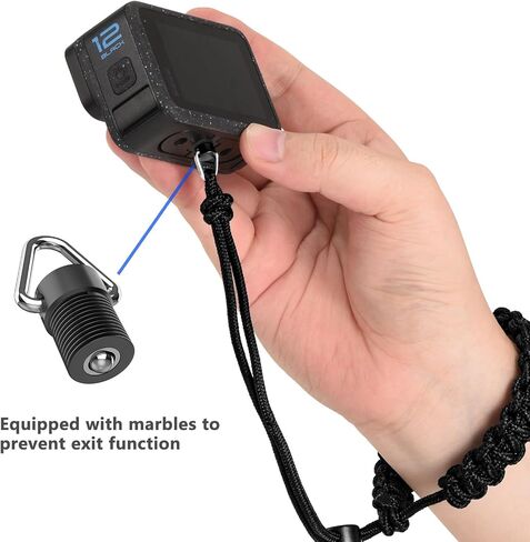 Camera Wrist Strap, Adjustable Anti-Drop Nylon Hand Rope with 1/4-20 Screw for GOPRO Insta360 DJI in Kuwait
