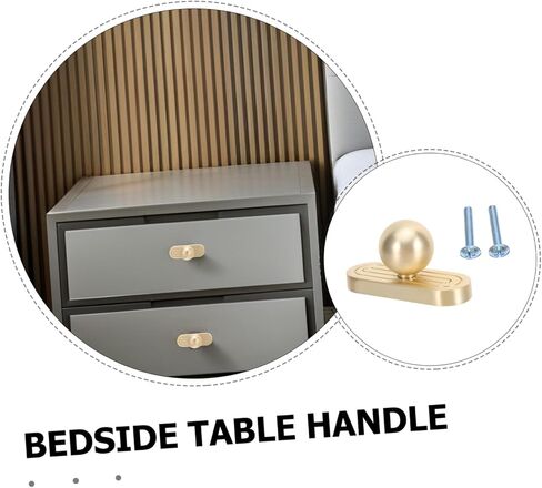 ibasenice 2pcs Zinc Alloy Cabinet Handles for Bedroom and Bathroom Furniture Renovation, Retro Style Drawer Pulls with Scratch-Resistant Finish and Enduring Shine, Suitable for Bedside Table in Kuwait