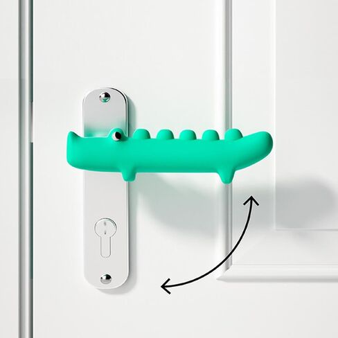 Silicone Door Handle Cover Child Safety Non-Slip Anti-collision for Home (Vegetable) in Kuwait