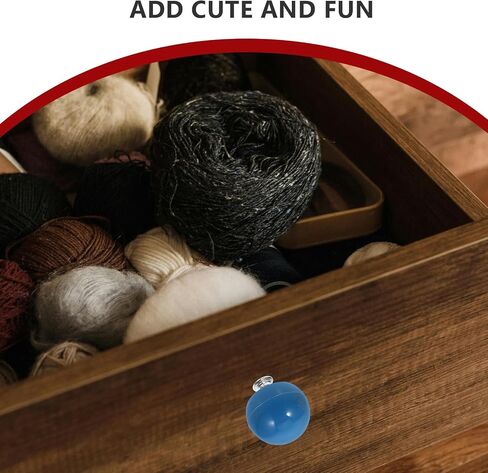 Healifty 3pcs Round Ball Handle Drawer Pulls Self Adhesive Knobs with Multifunctional Design Easy to Clean Pp Material for Play Areas and Home Decor in Kuwait