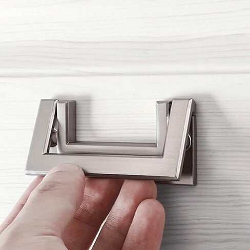 Concealed Drawer Handles, Invisibleniture Handles,Drawers Cabinet Flush Sliding Door Pull Handle Metal,Kitchen 1Piece in Kuwait