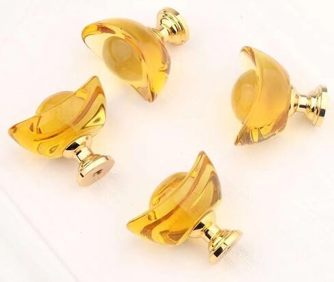 4Pcs Creative Drawer Pull Handles Crystal Drawer Pull Handles in Kuwait