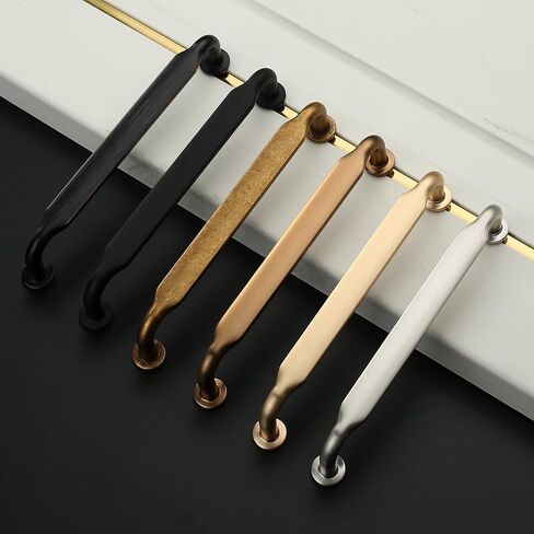 Asidrama 10 Pack 5 Inch(128mm) Matte Black Kitchen Cabinet Handles, Cabinet Pulls Kitchen Cabinet Hardware for Cupboard Drawer Pulls in Kuwait