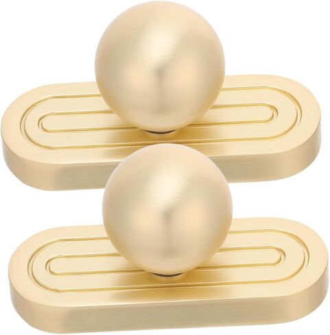 2pcs Zinc Alloy Drawer Handle with Backplate for Wardrobe and Drawer, Retro Vintage Cabinet Pull with Scratch-Resistant Finish, Suitable for Bedroom and Bathroom Furniture in Kuwait