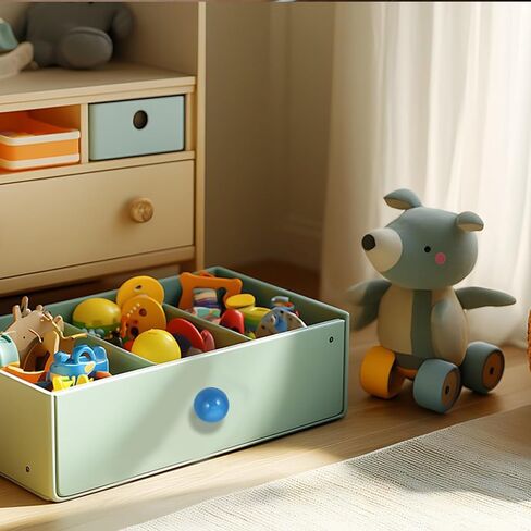 Hemobllo 3pcs Ball Shaped Drawer Pulls with Colorful Adhesive Design, Multifunctional Easy to Clean Cabinet Handles for Rooms and Nursery Decor in Kuwait