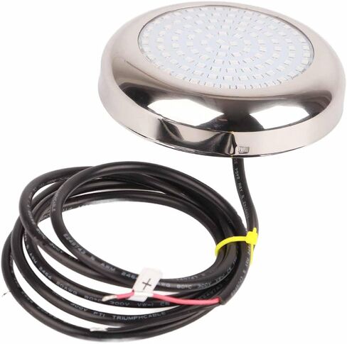 108 Led Led Underwater Boat Lights, 4in 12v dc Pool Lights Beads Steel 4.92ft Power Cord Ip68 Waterproofing for Night Fishing Cruise Ships Yachts Boats (Blue) in Kuwait