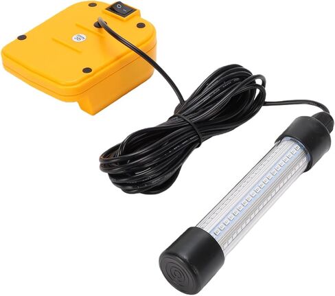 LICAEVEY LED Underwater Fishing Light, Submersible Green 13W 1300lm IP68 with 15ft Cord, Underwater Light for Night Fishing Docks Boats Kayaks in Kuwait