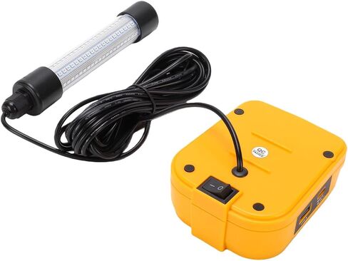 LICAEVEY LED Underwater Fishing Light, Submersible Green 13W 1300lm IP68 with 15ft Cord, Underwater Light for Night Fishing Docks Boats Kayaks in Kuwait