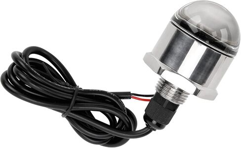 RiToEasysports 12V Boat Underwater Light Stainless Steel Drain Plug Light 9 LED 1200LM Blue IP68 1 2 NPT Threaded Marine Boat Lighting for Yacht Transom Stern in Kuwait