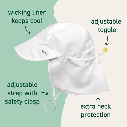 Green Sprouts Unisex-Baby Flap Sun Protection Swim HatHat in Kuwait