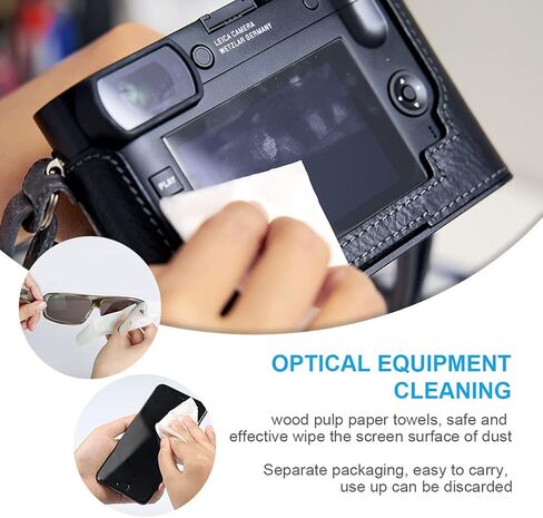 VSGO Optical Camera Lens Cleaning Kit Travel Edition | Lens Pen, Air Blower, Lens Cleaner, Screen Cleaning Cloth and Wet Wipes & Microfiber Cleaning Cloth Included, DKL-15D in Kuwait