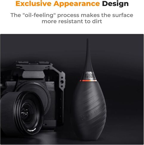K&F CONCEPT Soft Tip Strong Air Blower with Long Nozzle,Highly Elastic | Made of Silicone Material,Dual-Valve Silicone Blower,Ergonomic Design for a Comfortable Grip,for Cleaning Lenses Filters,MB02 in Kuwait