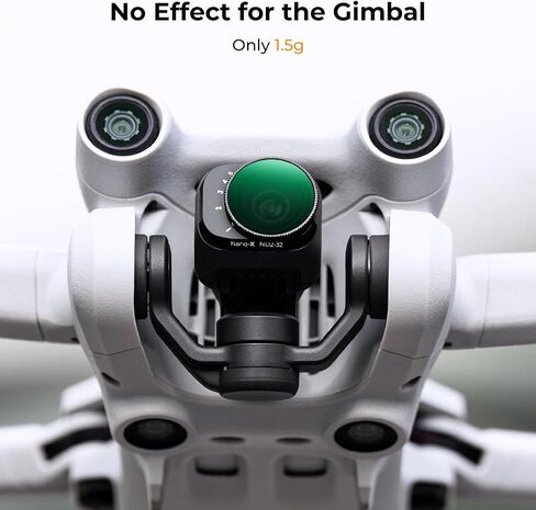 K&F CONCEPT Variable ND2-32 (1-5 Stop) ND Filter for DJI Mini 3 Pro | 28 Multi-Coated,HD Optical Glass Slim Drone Camera Lens Aerial Video Photography Accessories, Mini 3 Pro Accessories - FD021 in Kuwait