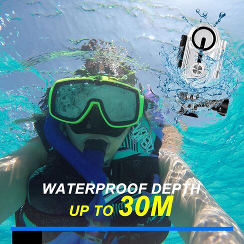 Waterproof Housing Case for Insta360 GO 3S, Go 3 Underwater Dive Protective Shell 30M (98ft) with Bracket Accessories in Kuwait