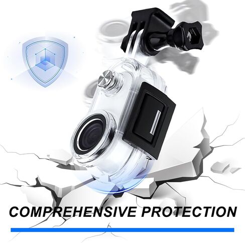 Waterproof Housing Case for Insta360 GO 3S, Go 3 Underwater Dive Protective Shell 30M (98ft) with Bracket Accessories in Kuwait