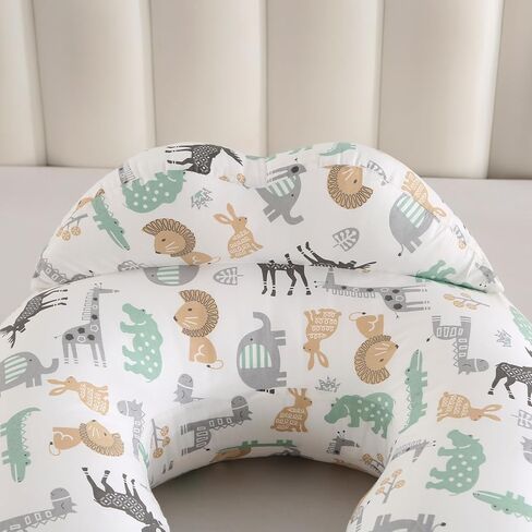 BATTOP Nursing Pillow for Breastfeeding,Bottle Feeding, Plus Size Breastfeeding Pillows with Adjustable Waist Strap Removable Cover, Extra Pillow on Top for More Support for Mom in Kuwait