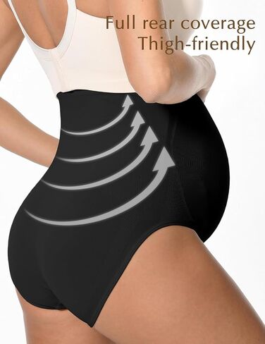 HOFISH Seamless Over-Bump Maternity Underwear, High-Waisted Panties | Seamless over-bump maternity panties with No-Show edges, No-Roll comfort and Gentle Support. in Kuwait