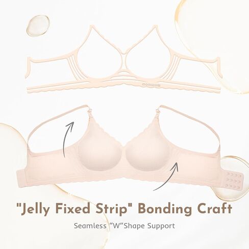 Nursing Bras for Breastfeeding, Seamless Ultra Comfort Maternity Bra, Natural Shape Pregnancy Bras for Women in Kuwait