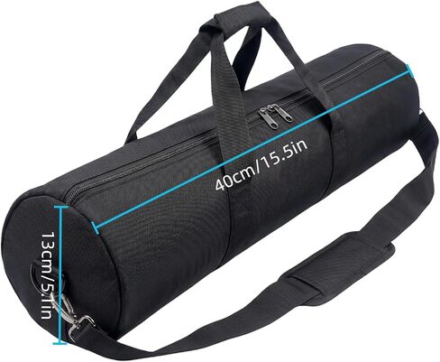 Padded Tripod Carrying Case, Heavy Duty Tripod Bag with Shoulder Strap & Handle, Universal for Mic, Drum Hardware, Speaker, Ring Light, Projector & Light Stand (39.5x5.1x5.1 in) in Kuwait