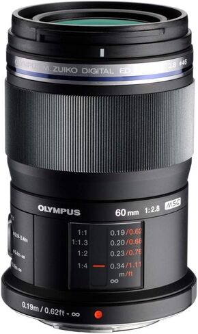 OLYMPUS M.Zuiko Digital ED 60mm F2.8 Macro Lens, for Micro Four Thirds Cameras (Renewed) in Kuwait