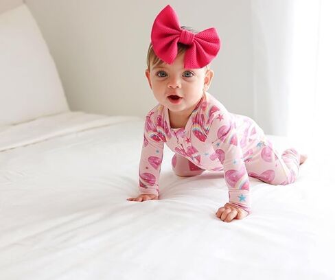Posh Peanut Girls Convertible Baby Sleepers, Toddlers Footless Pajamas | True To Size Fit With 2-Way Zipper, Convertible Mittens/Footies With Grips, Tagless Gentle Comfort, Easy Care Wash in Kuwait